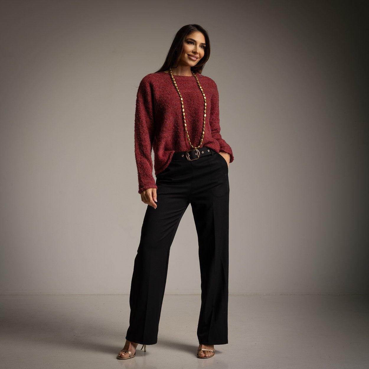 Pantalone con cintura