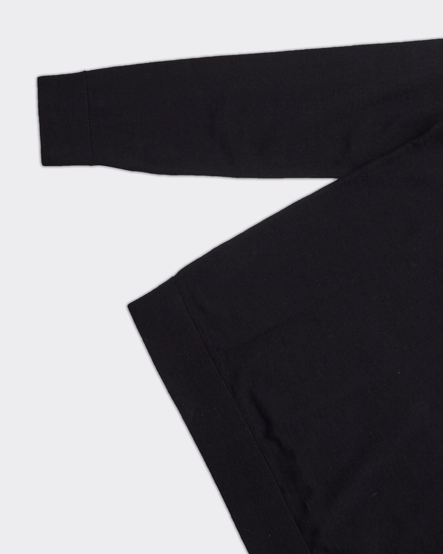 Pullover Tray Knit Merino Nero