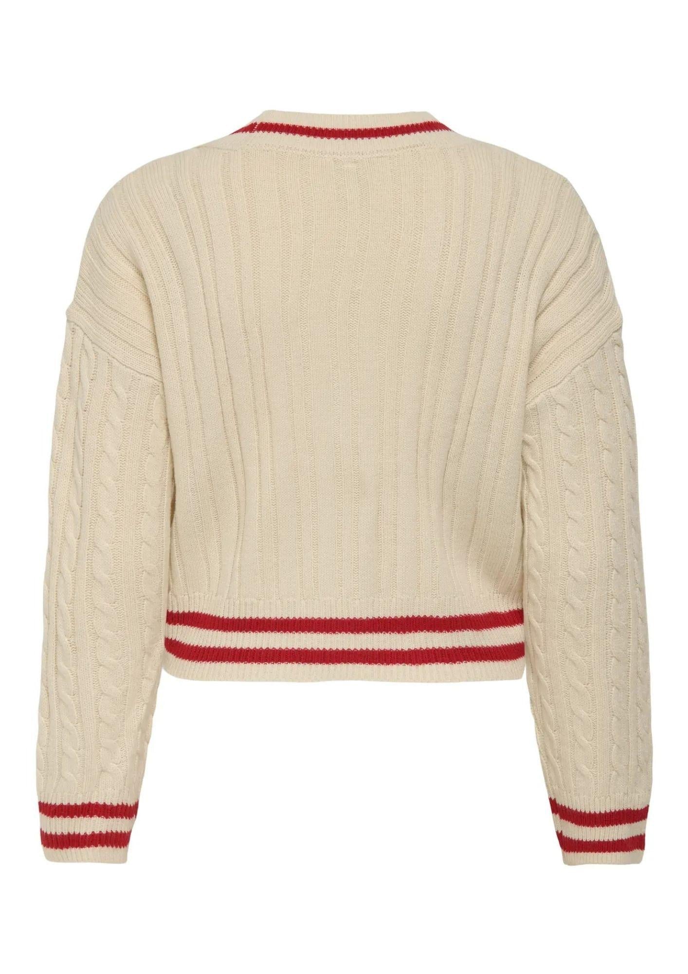 Cardigan Donna Only Thale Bianco