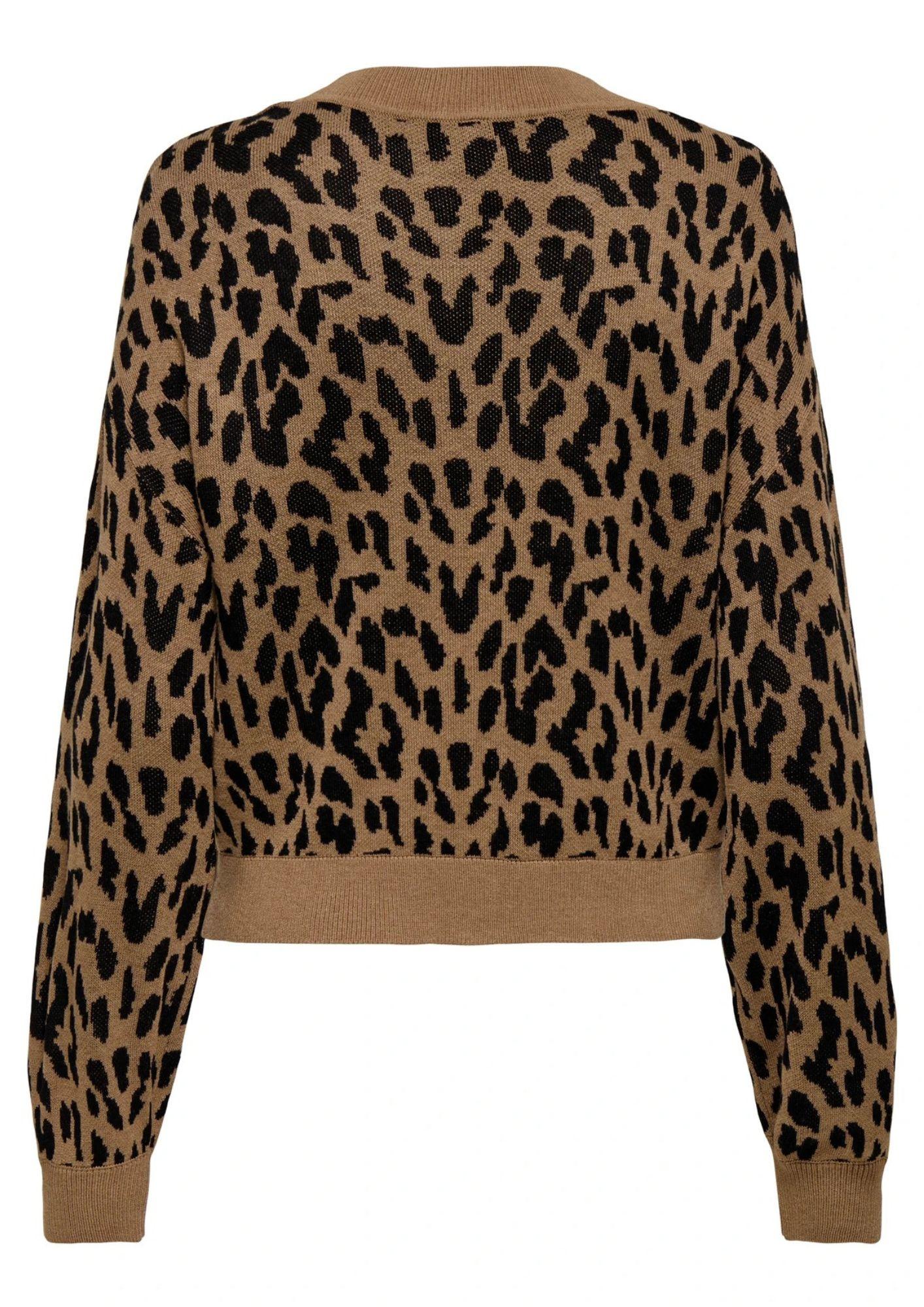 Cardigan Donna Only Vienna Marrone