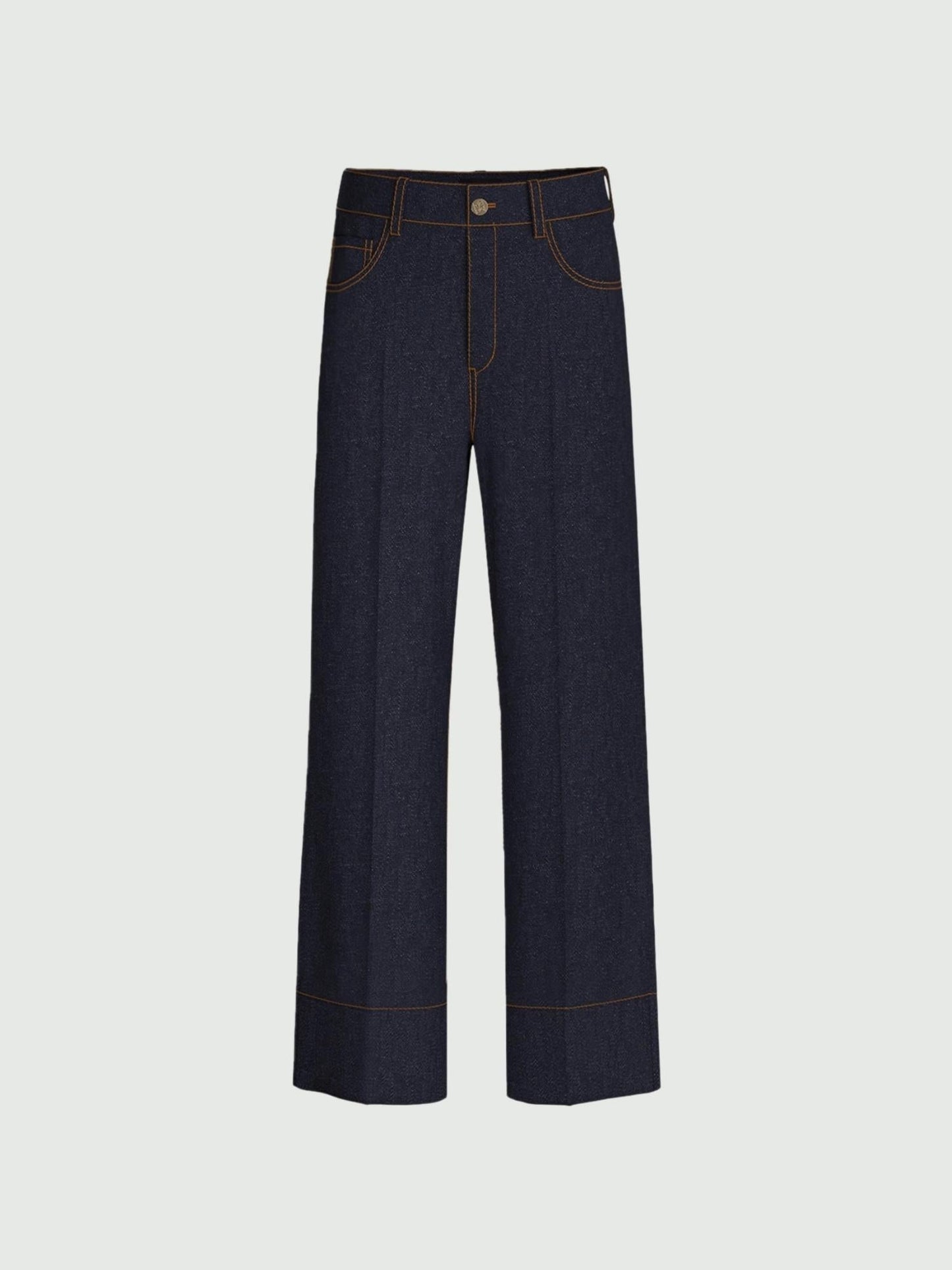 Emme Marella Jeans dritto stretch Donna Kentia Blu notte