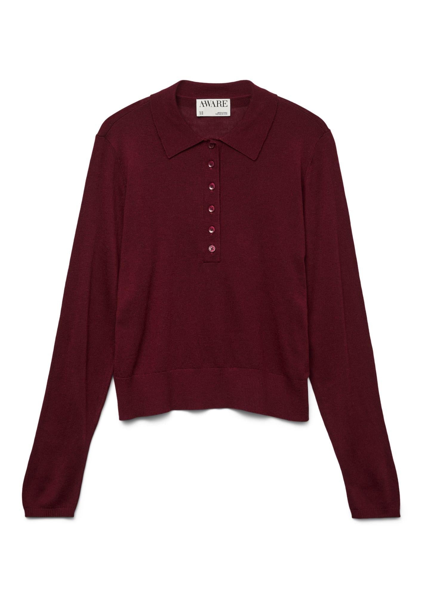 Aware Maglione Donna Sikita Bordeaux