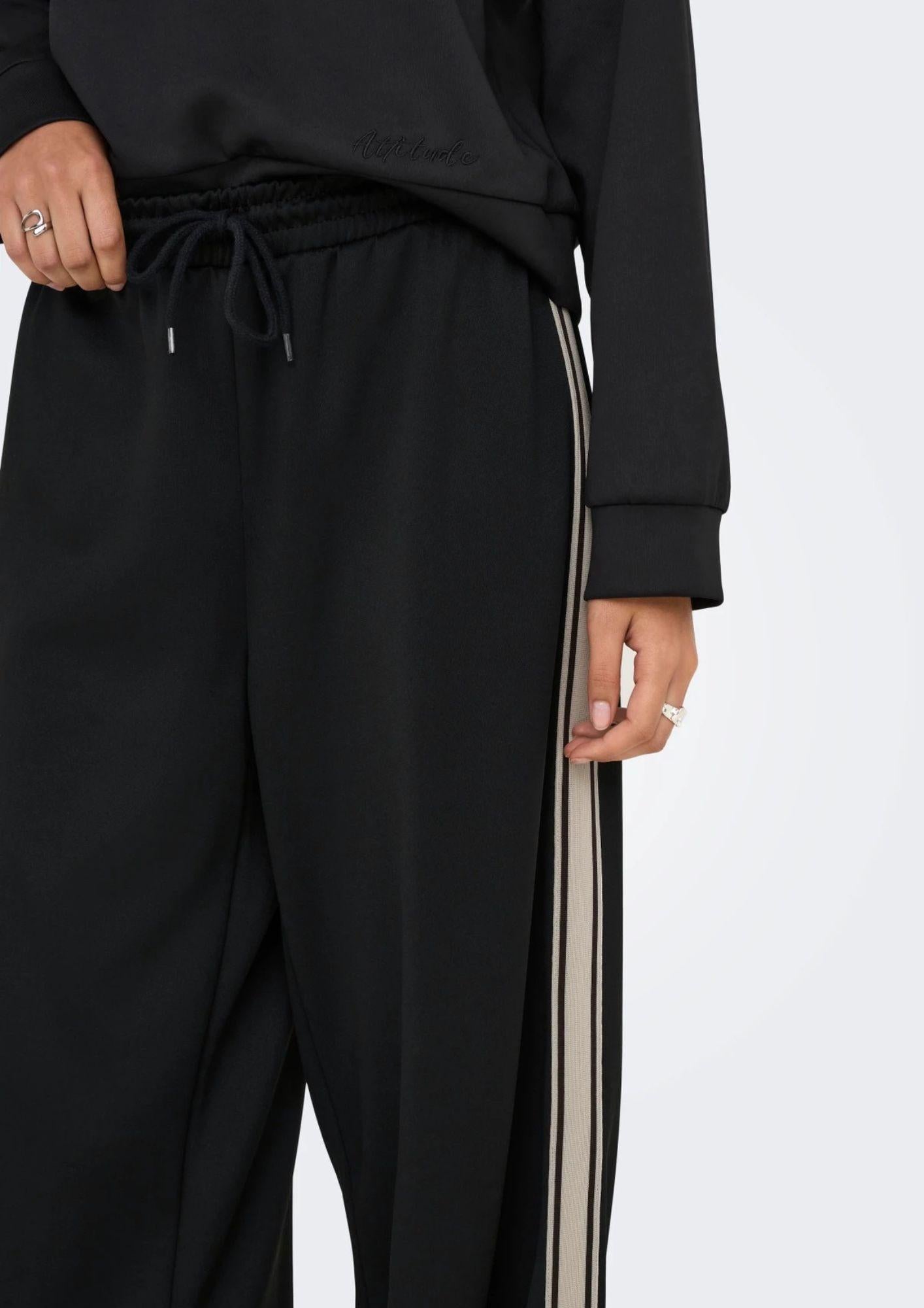 Only Pantalone Donna Asta Nero