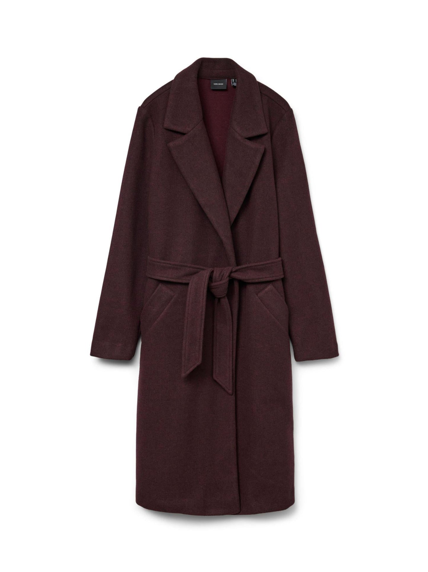 Vero Moda Cappotto Donna Fortuneaya Bordeaux