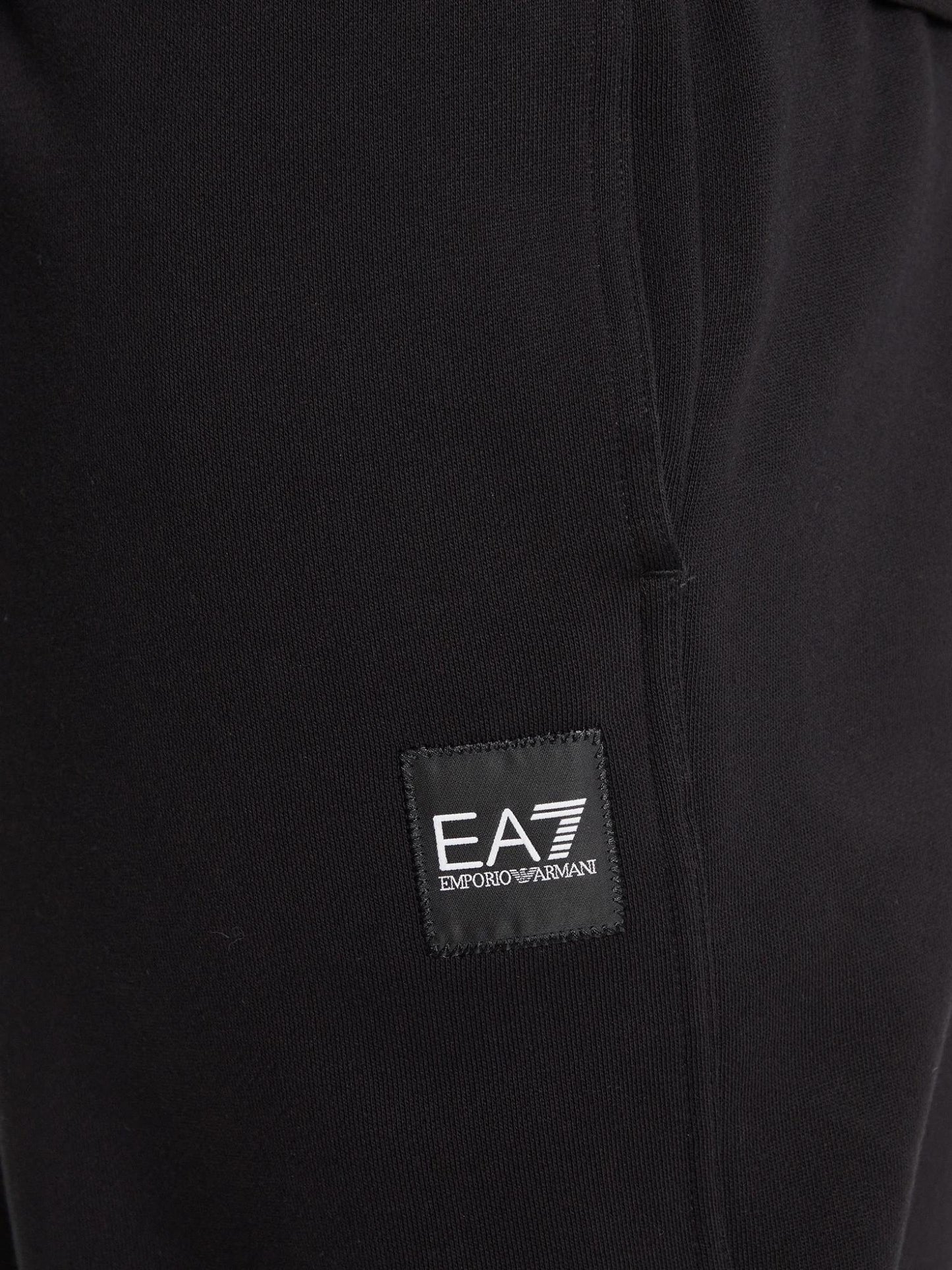 EA7 Emporio Armani Tuta Uomo con cappuccio full zip Nero