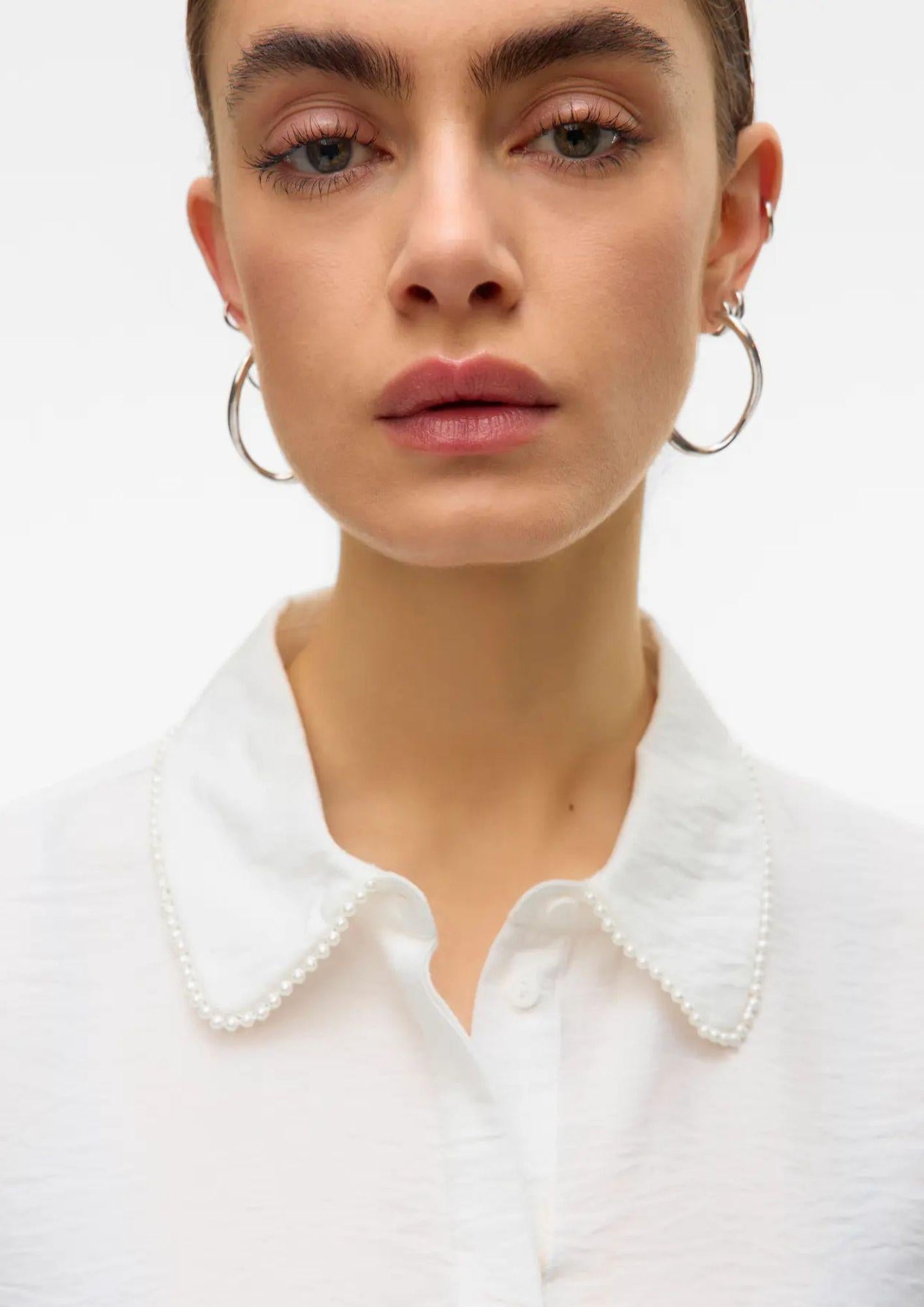 Vero Moda Camicia Donna Falina Bianca