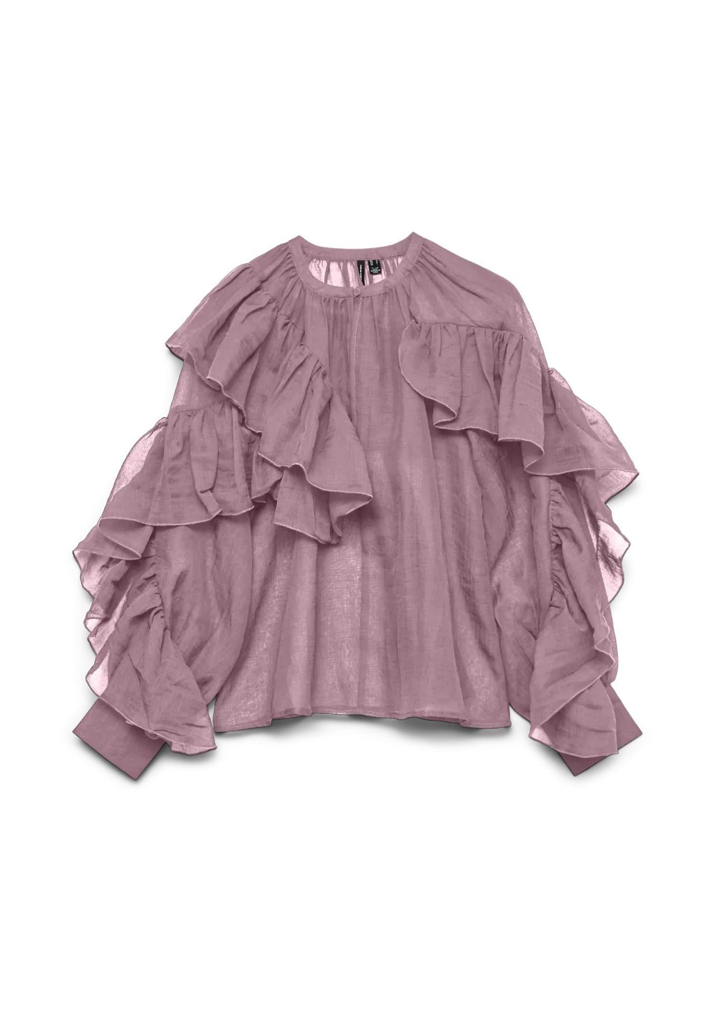 Vero Moda Camicia Donna Sabrina Marrone Rosa Antico