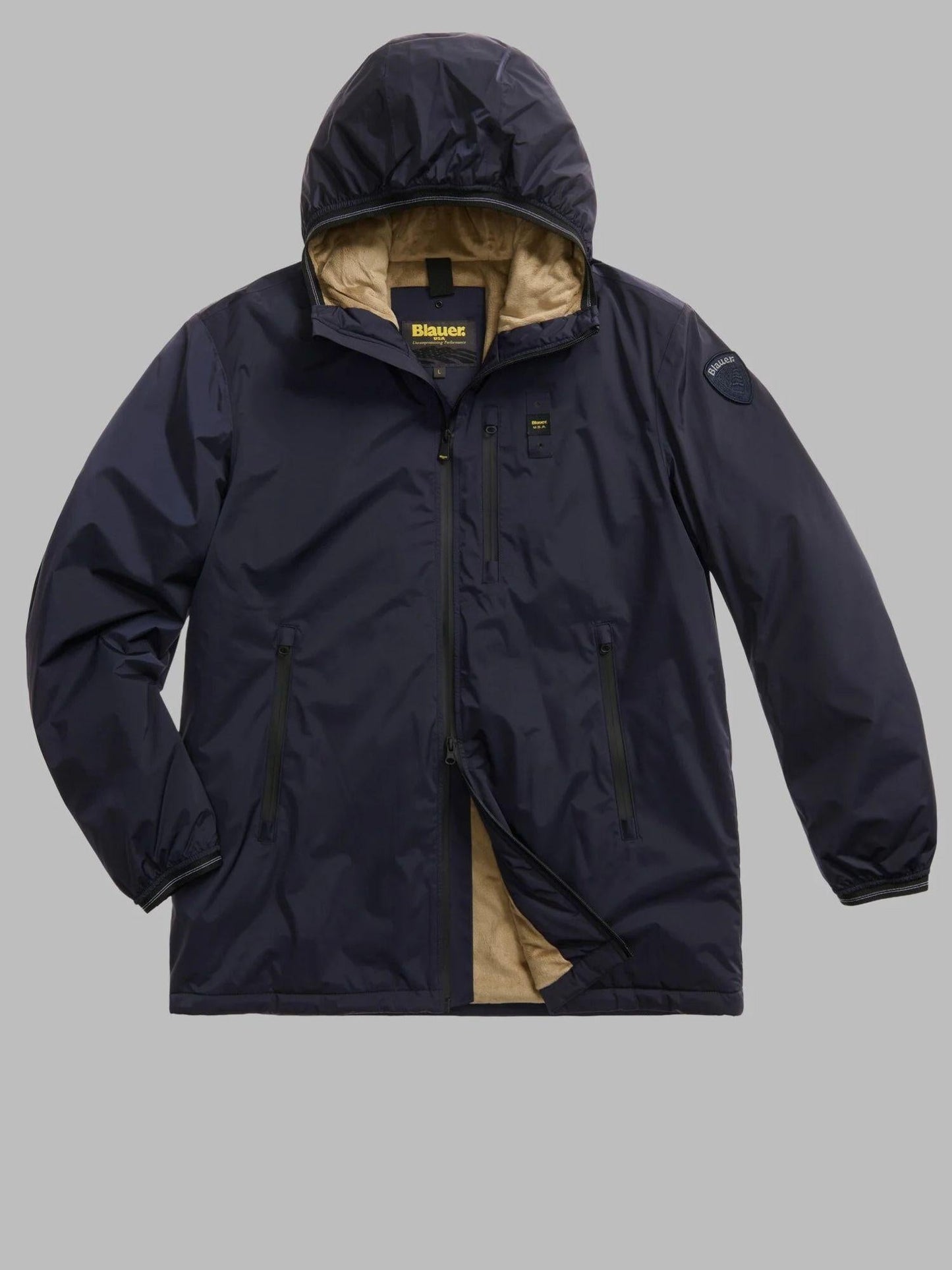 Blauer Trench Jarvis Uomo Blu sodalite