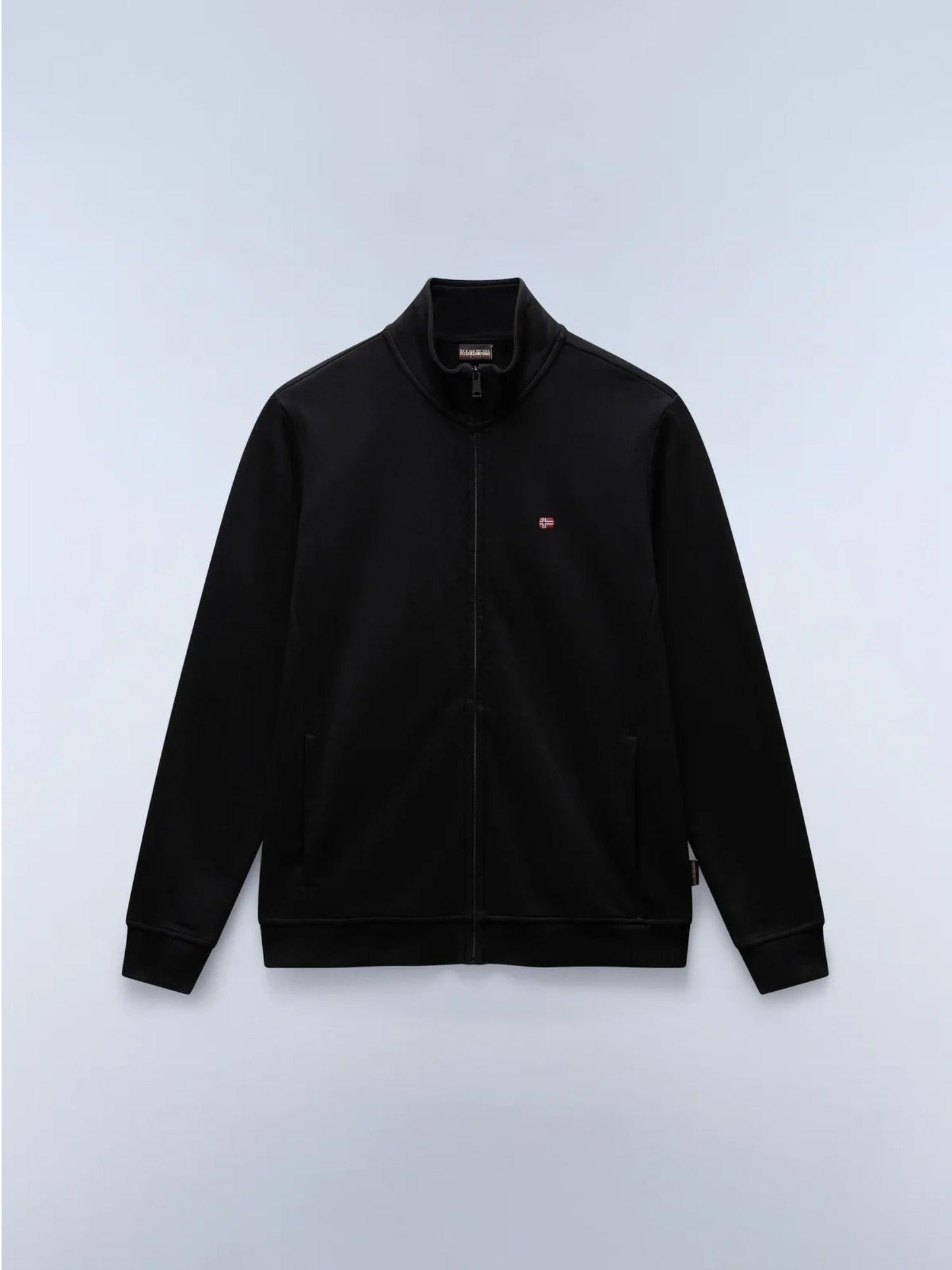 Napapijri Felpa Uomo Balis Winter Con Zip Nero