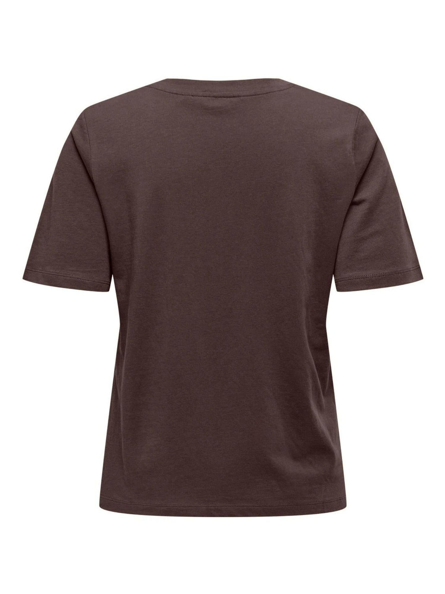 Only T-Shirt Donna Only Seal Brown