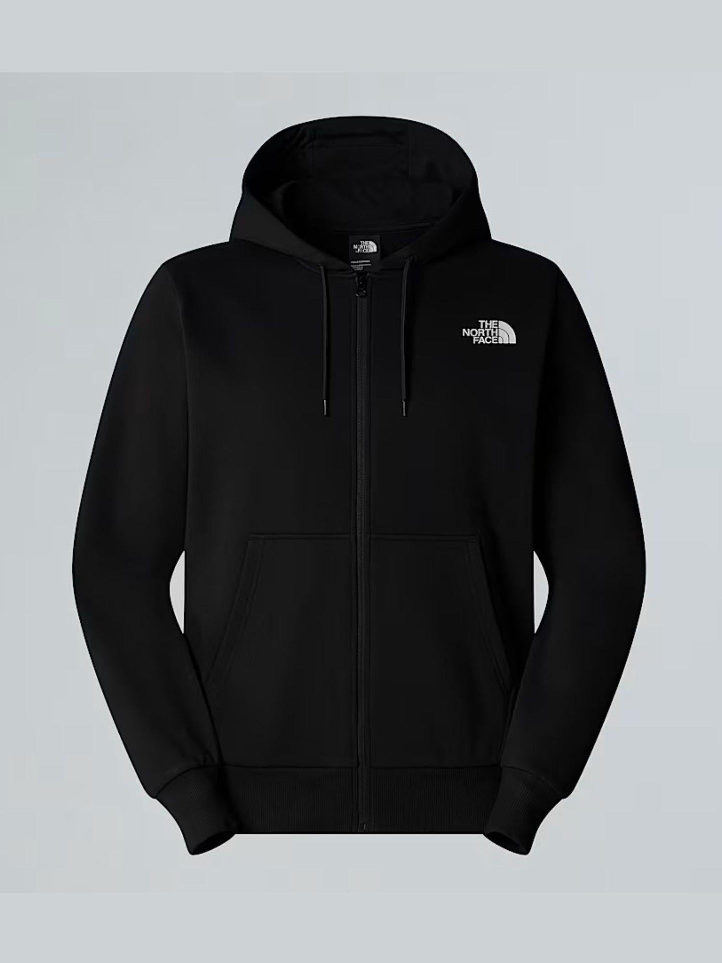 The North Face Felpa Uomo Simple Dome Con Cappuccio e Cerniera Integrale Nero