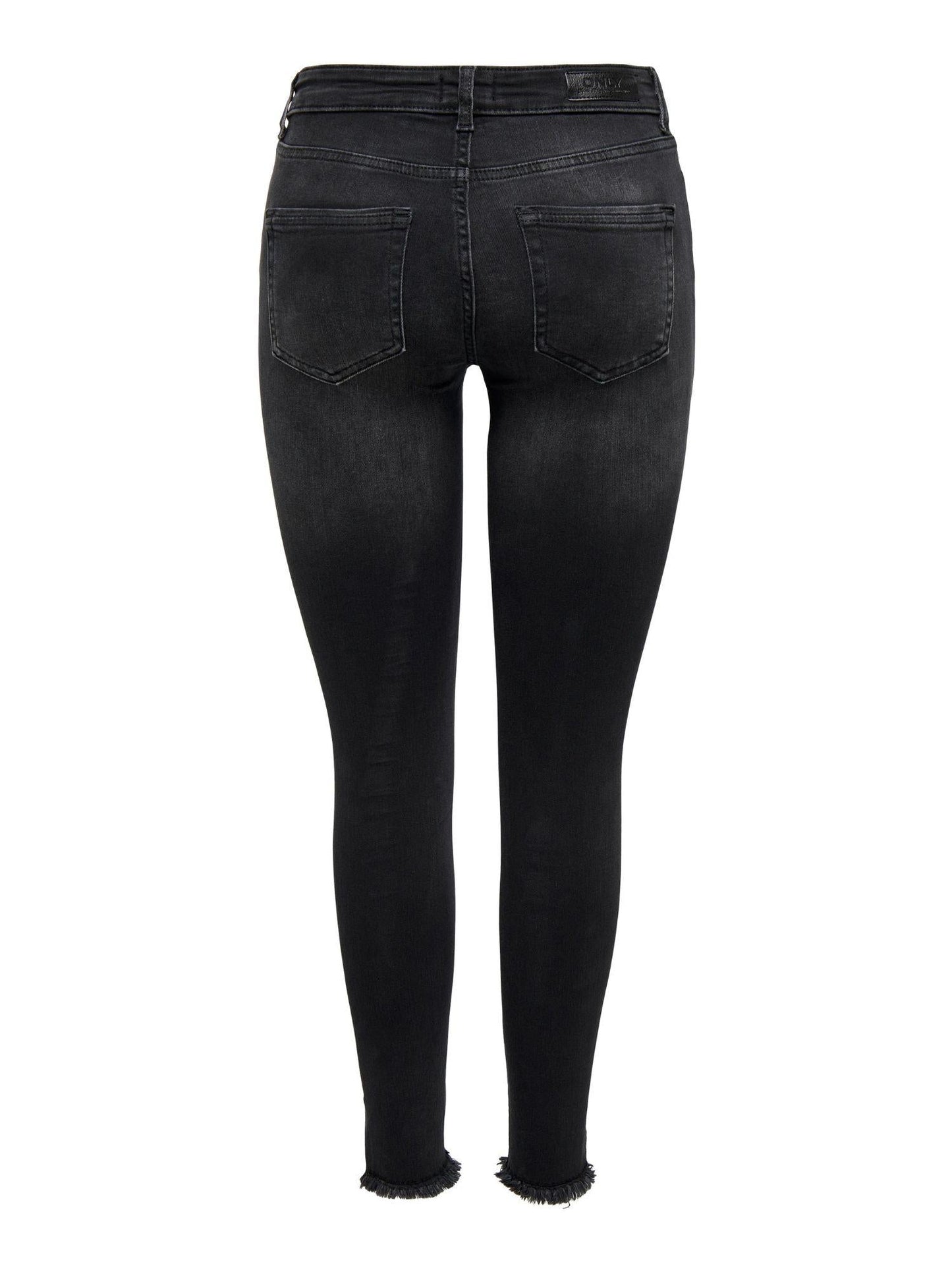 Only ONLBLUSH Vita media Skinny Fit Jeans Donna Black Denim