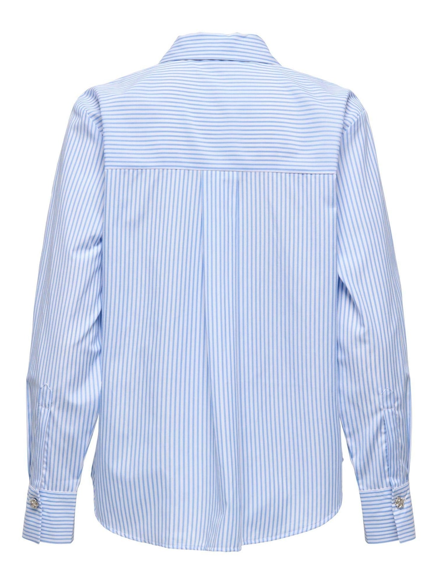 Jacqueline De Yong Camicia Donna Soho Bianco Cashmere Blue