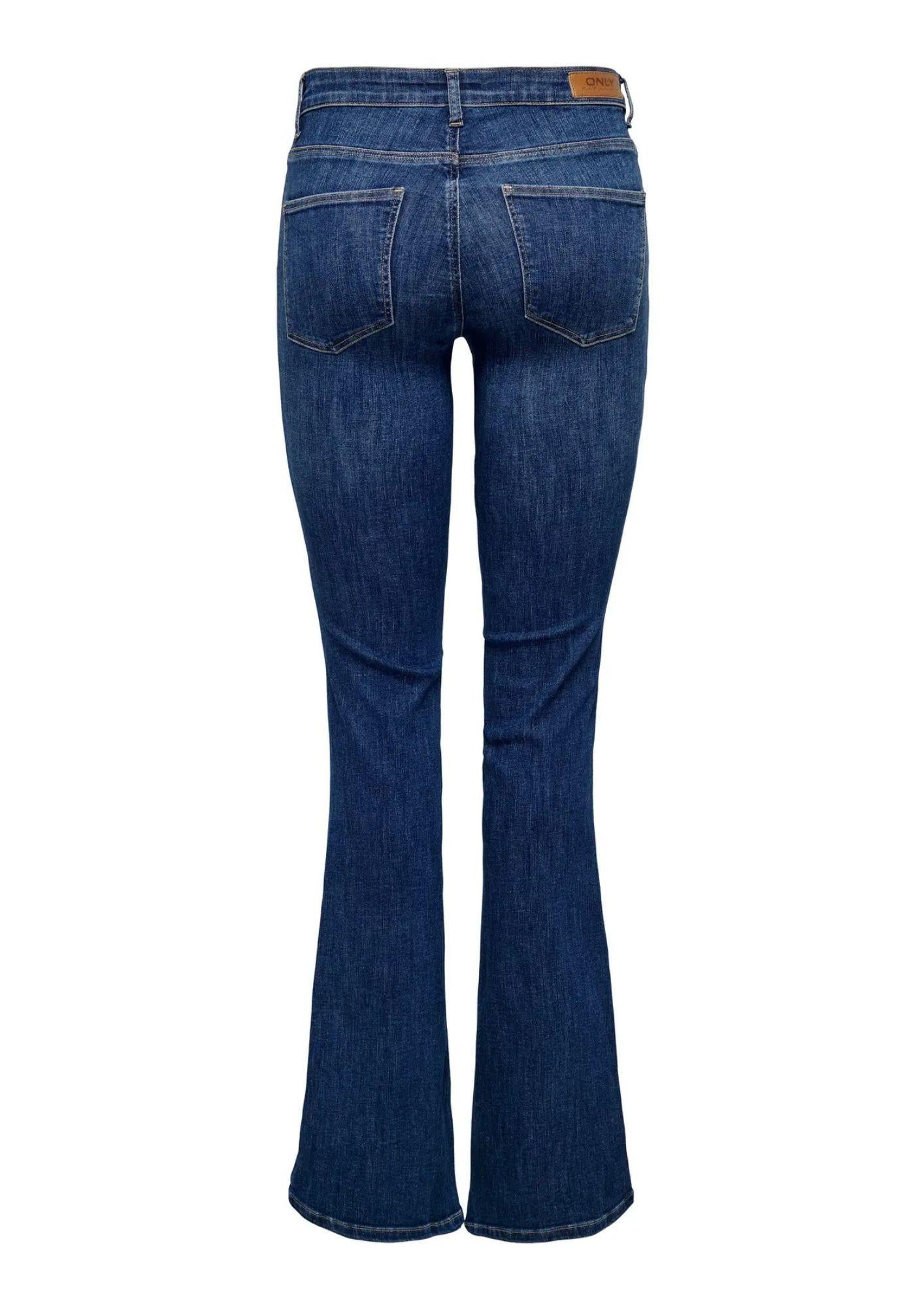 Jeans Donna Only Onlann Blu Denim Scuro<BR/>