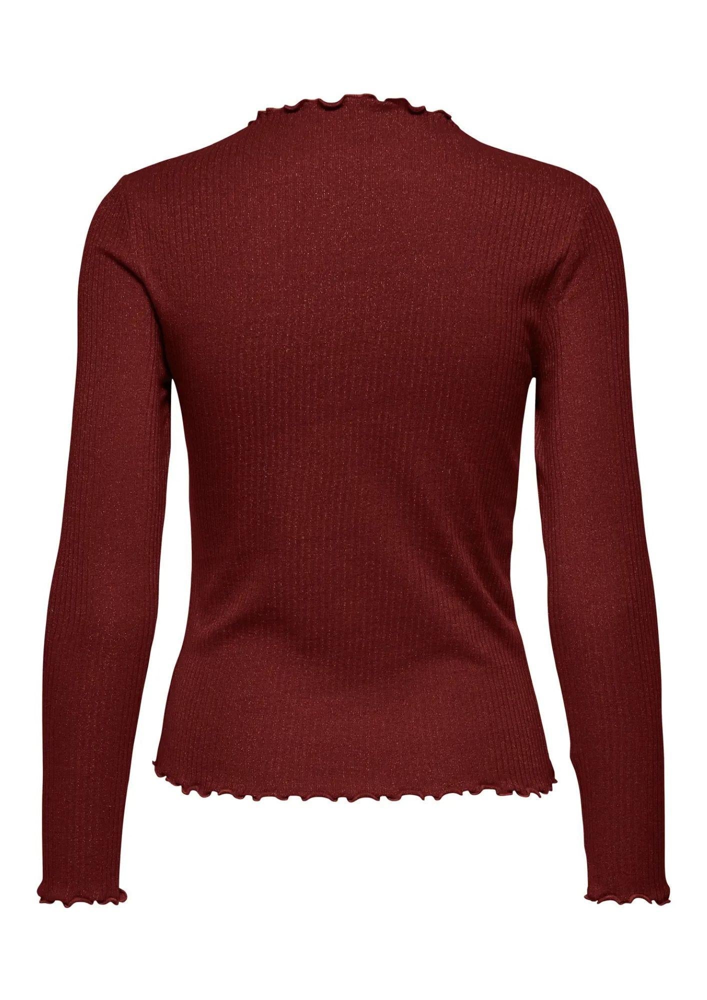 Top Donna Only Onlemma Rosso Bordeaux
