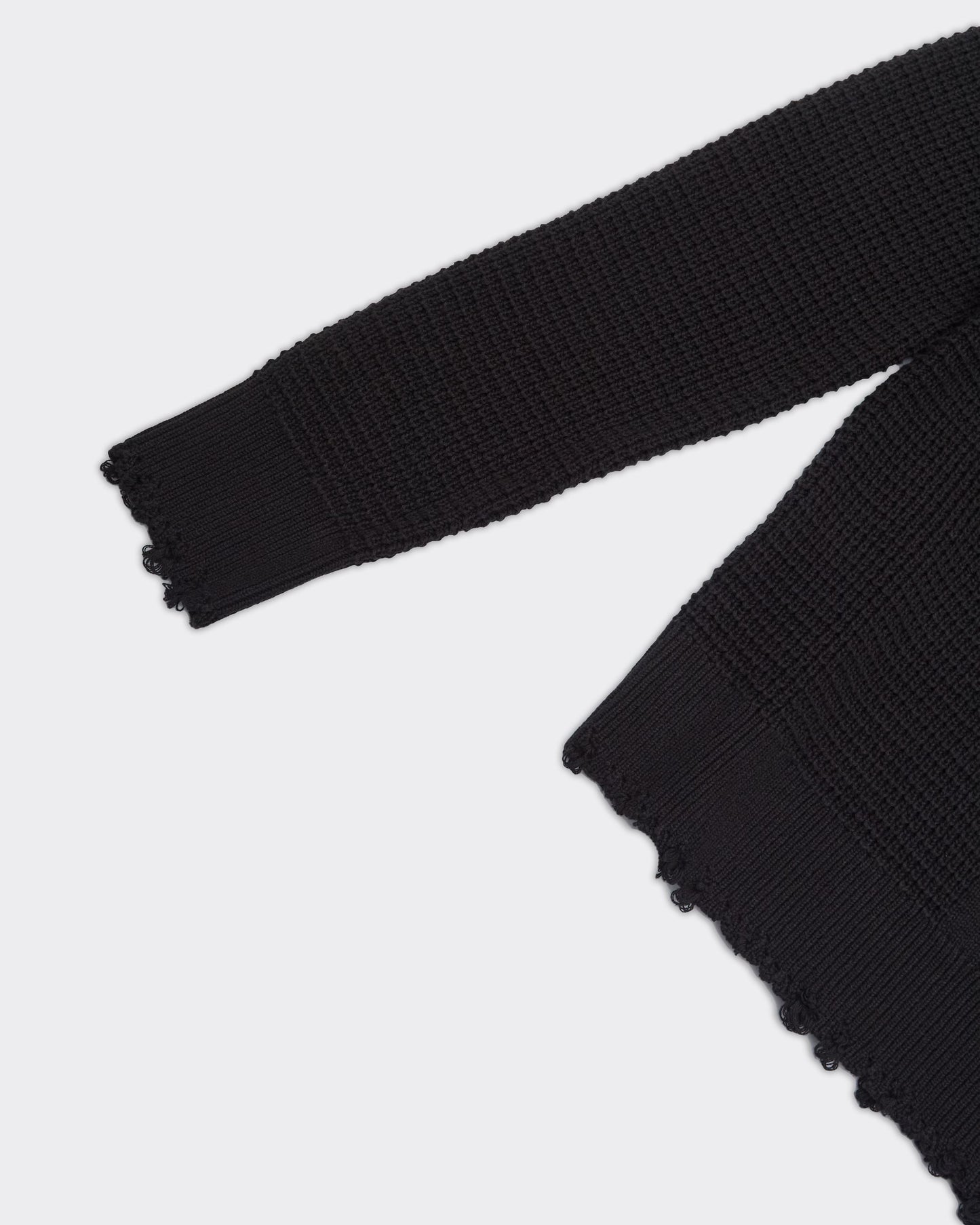 Crewneck Knit Shirt Rune Nero