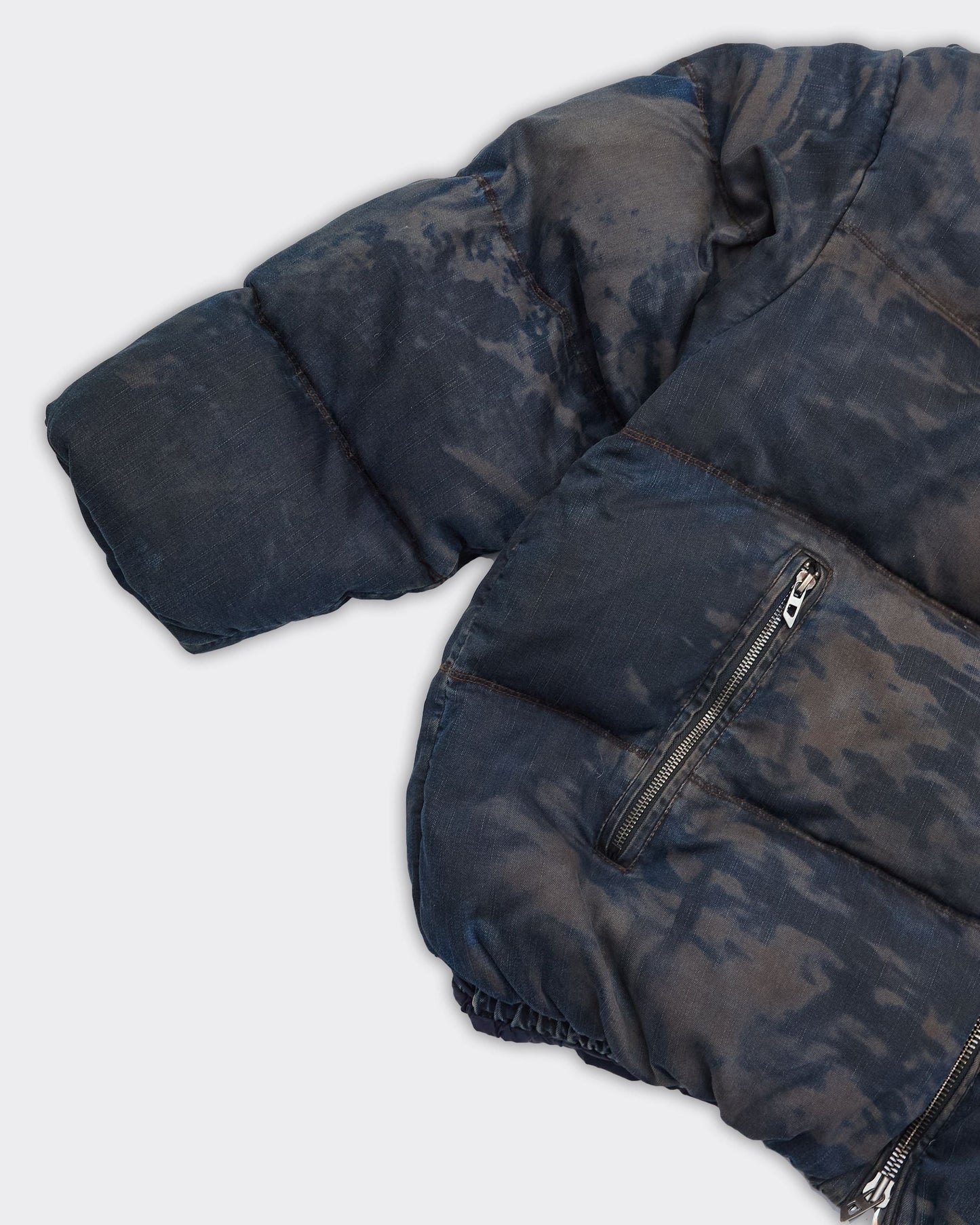 Giacca Puffer W-Johns Marrone/Blu