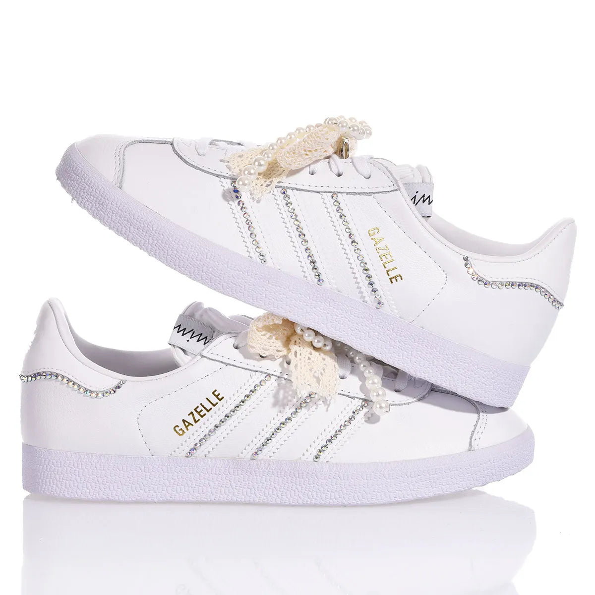 Adidas Gazelle White Glam