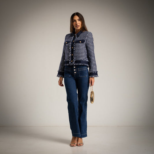 GIACCA TWEED DENIM