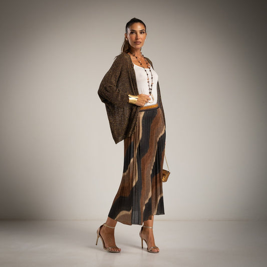 KIMONO MAGLIA LUREX