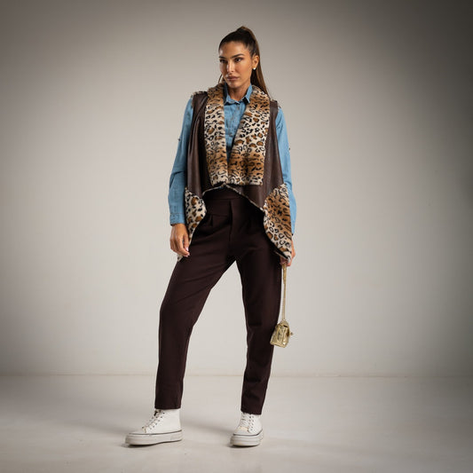 PANTALONI CON DOPPIA FASCETTA