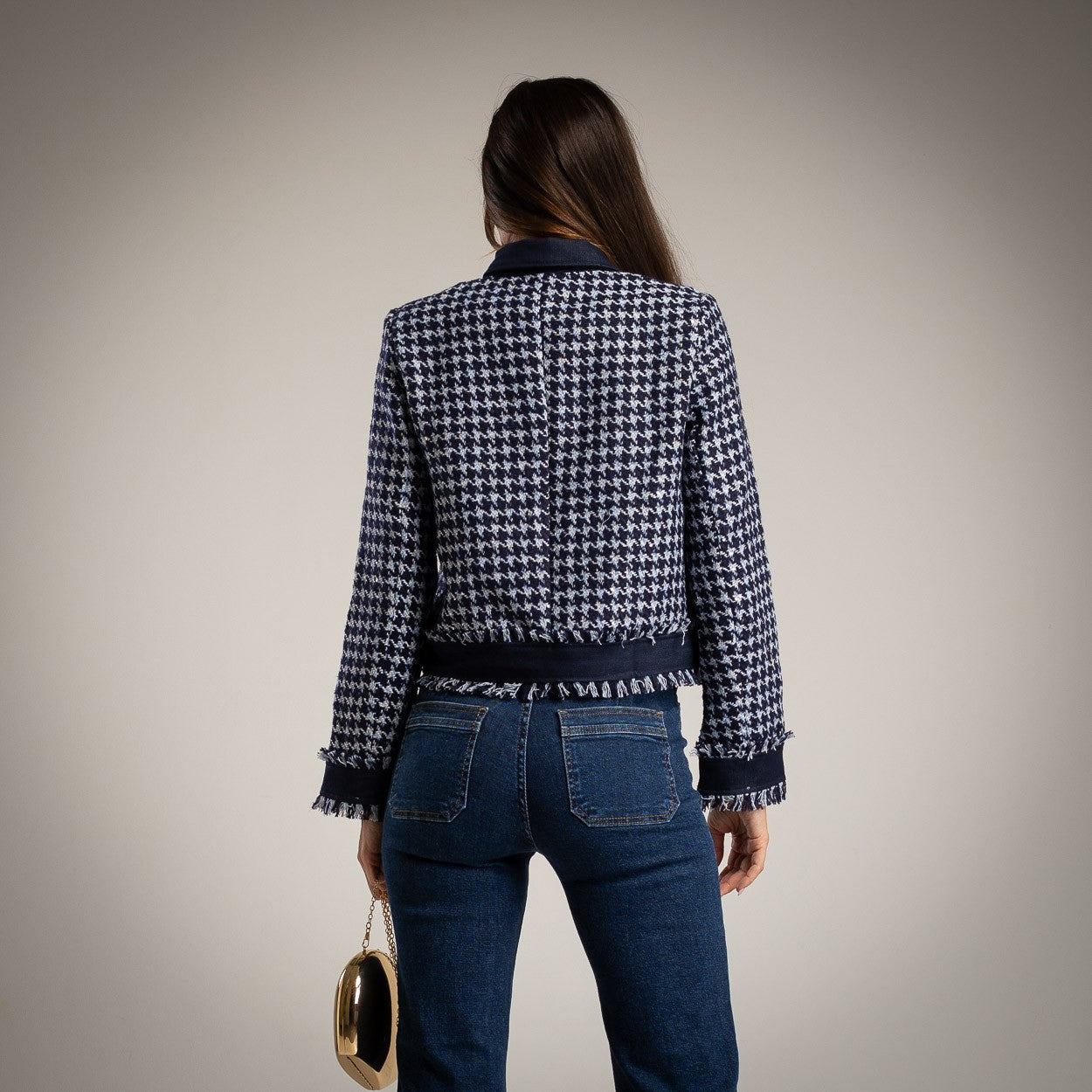 GIACCA TWEED DENIM