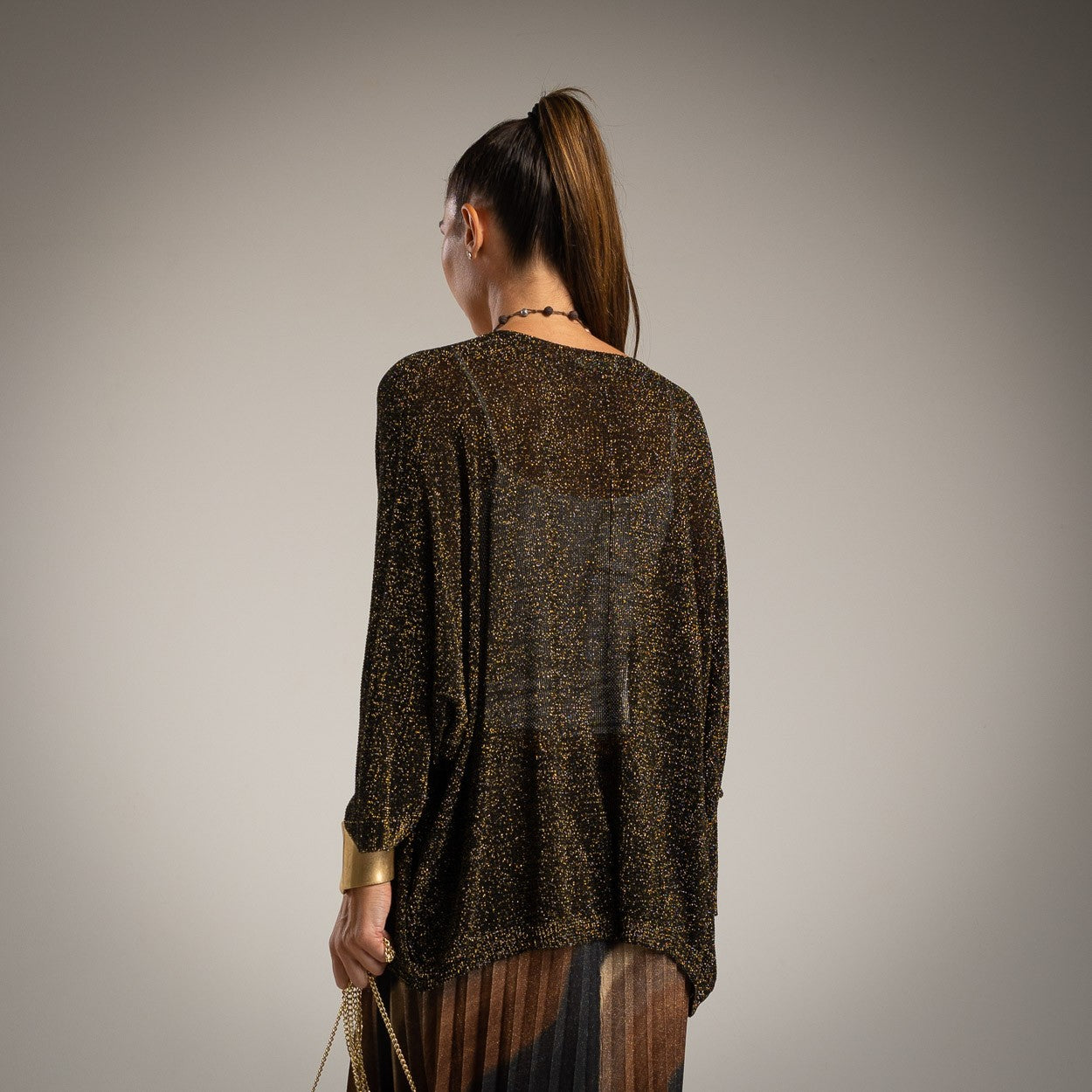 KIMONO MAGLIA LUREX