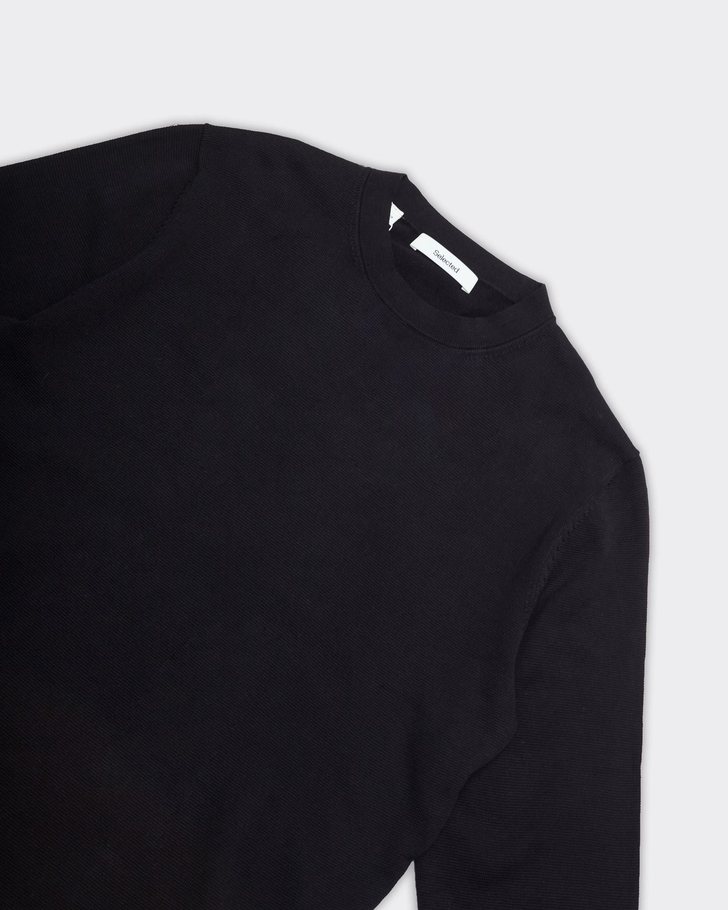 Crewneck Ravi Knit Structure Nera