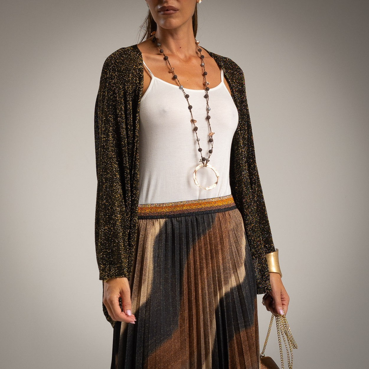 KIMONO MAGLIA LUREX