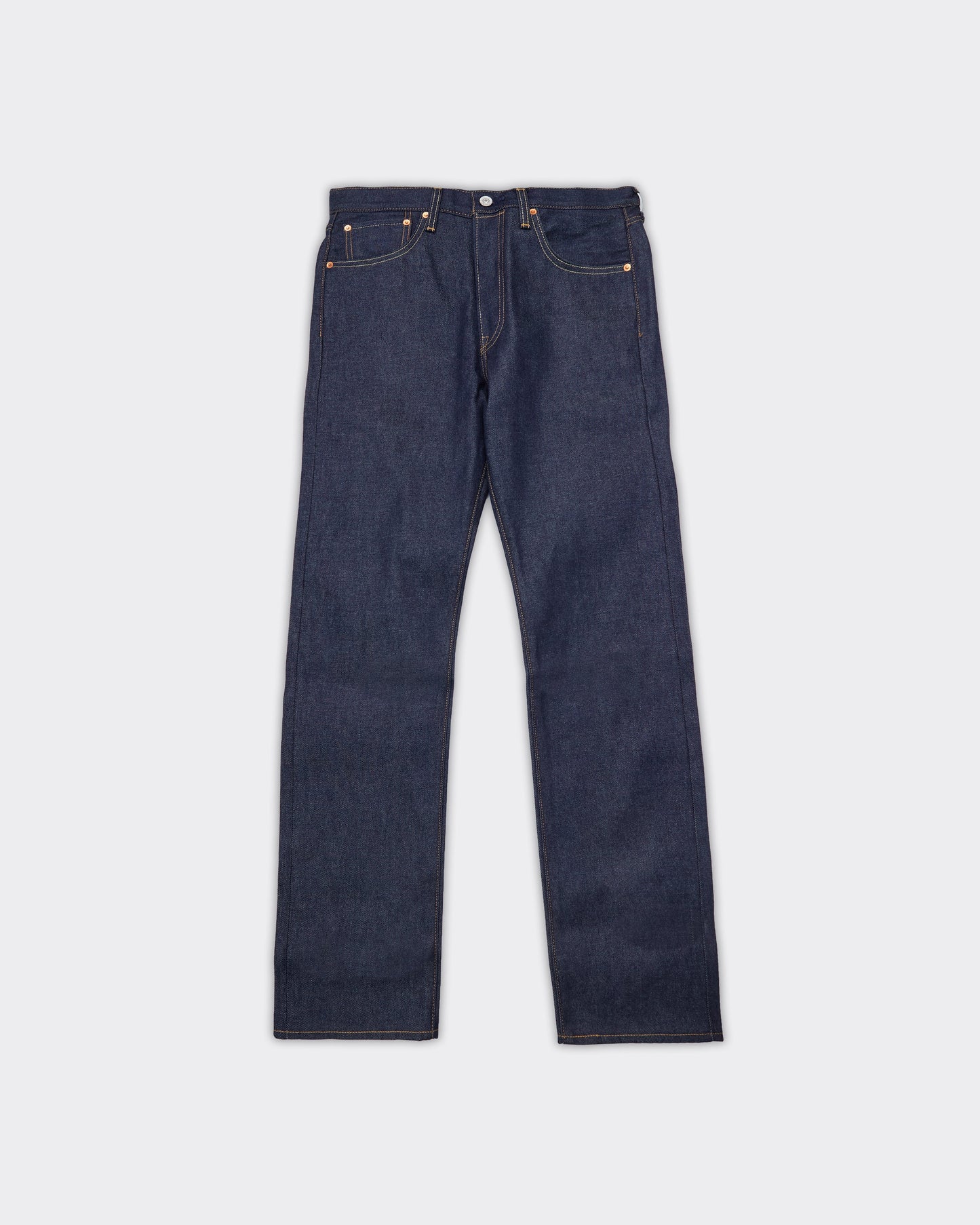 Jeans 501 Original Hudson Selvedge Denim Med Indigo