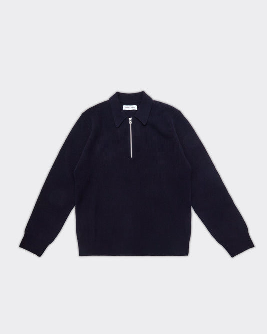 Polo Saiksaks Half Zip Knit Blu