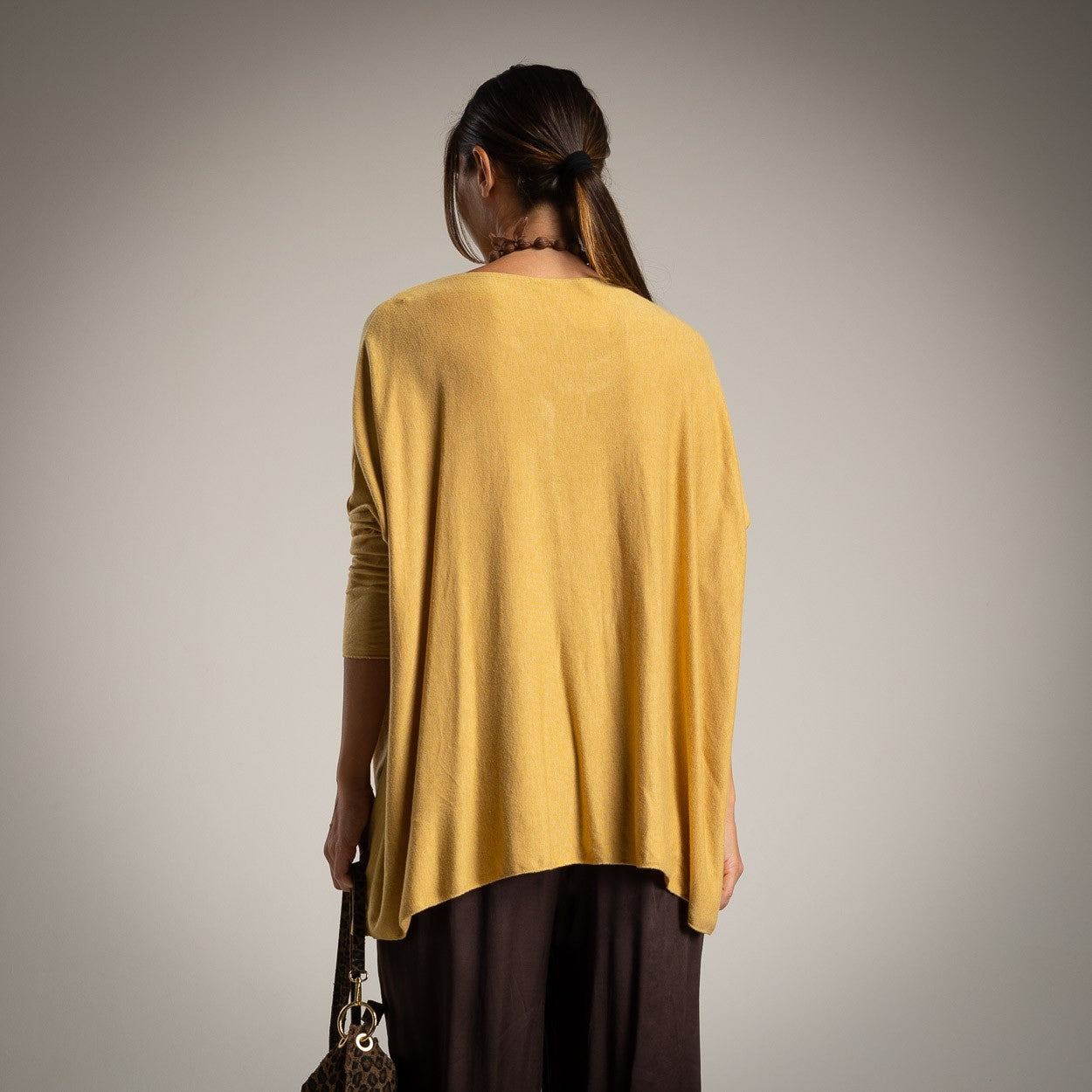 Maglia in maglia fine over size