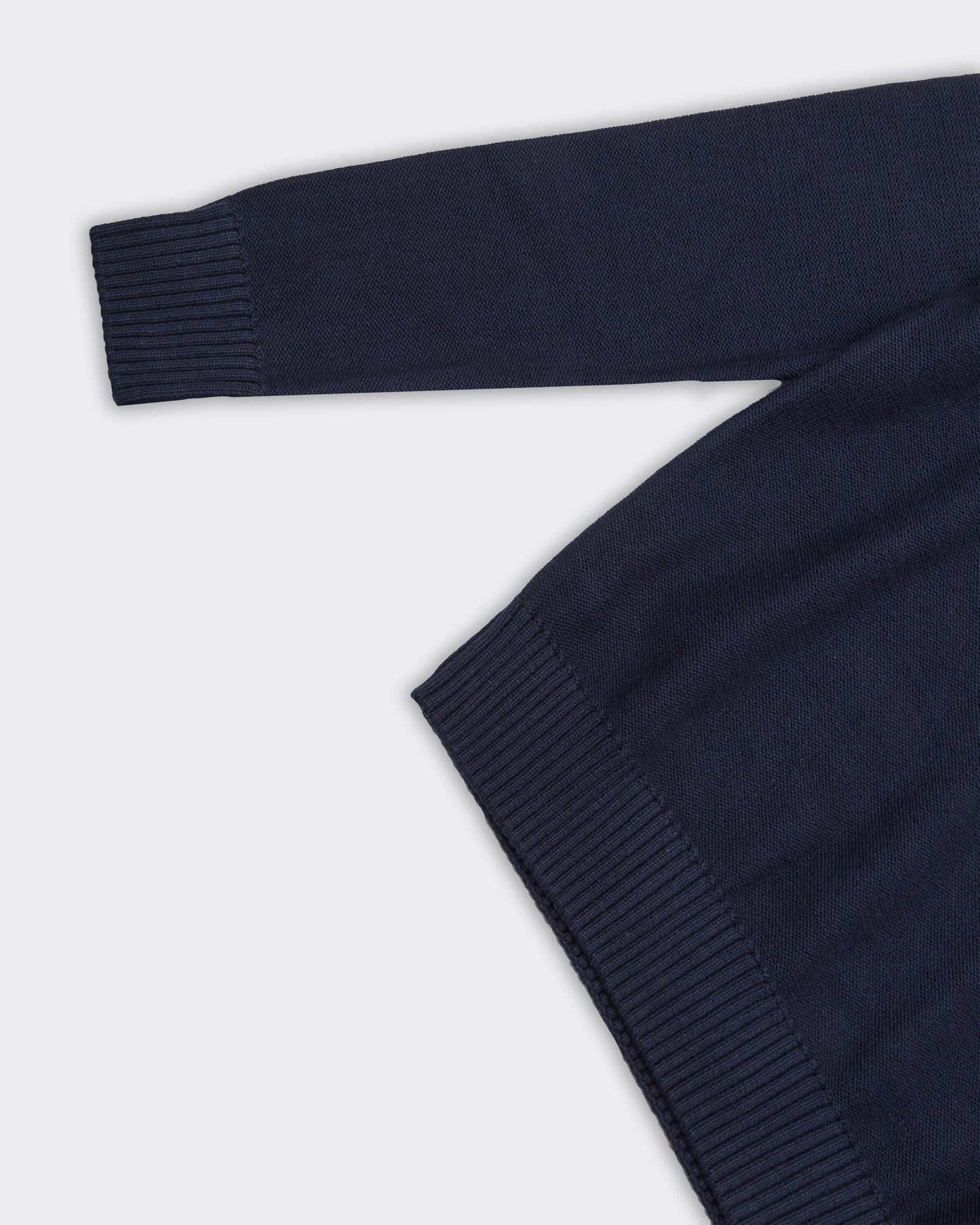 Knit Axel Half Zip Sky Captain