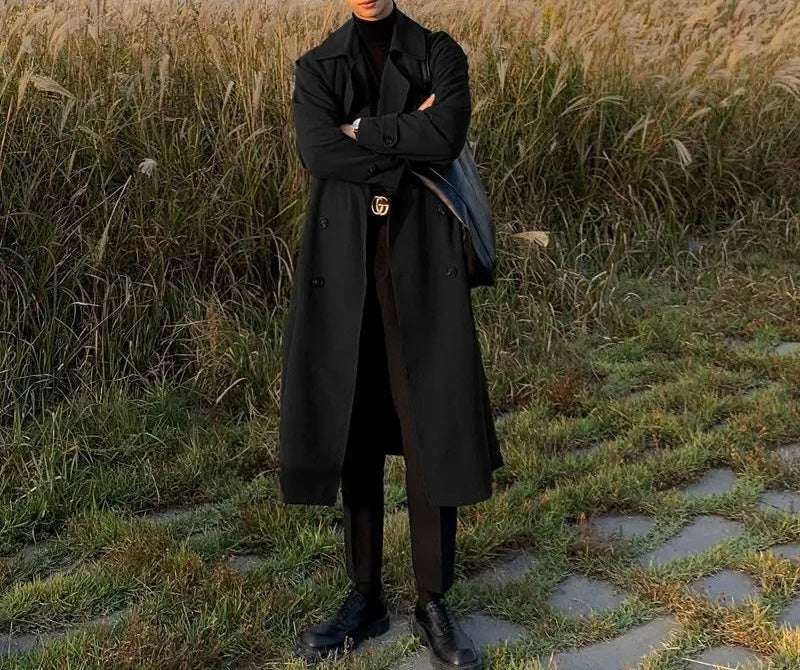 Trench Doppiopetto Uomo - Old Money®