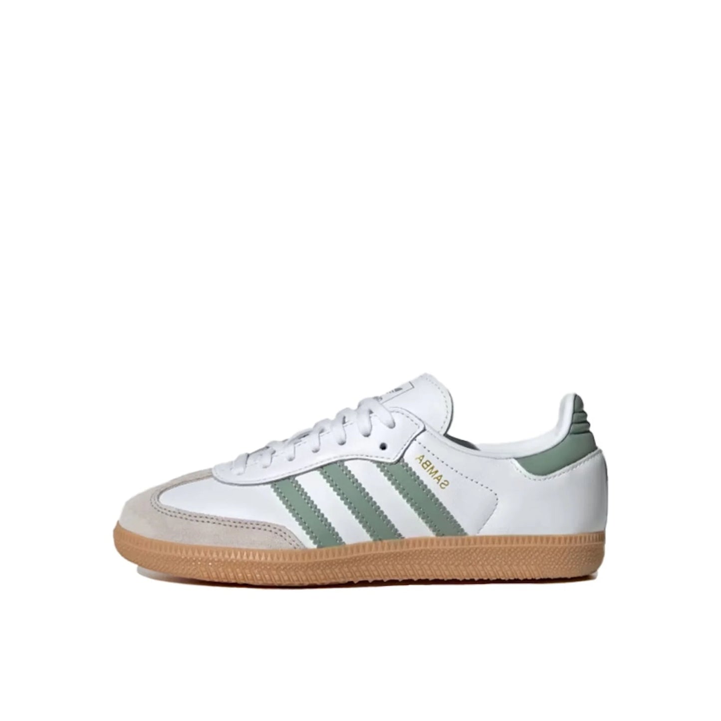 adidas Samba OG Cloud White Silver Green (GS)
