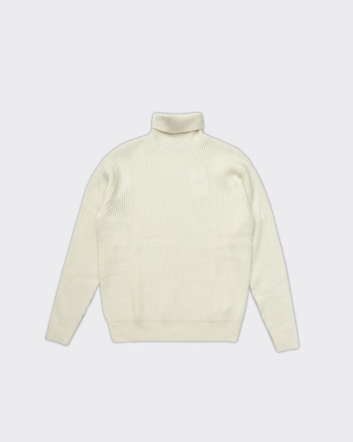 Maglione Eddie Knit Rib Rollneck Avorio