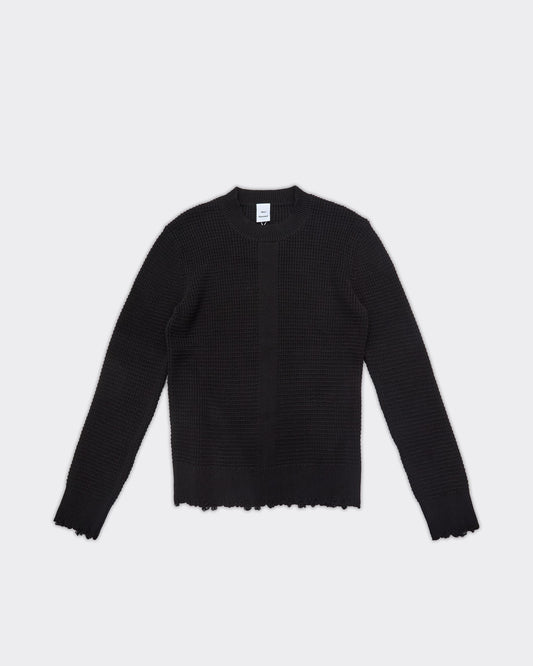 Crewneck Knit Shirt Rune Nero