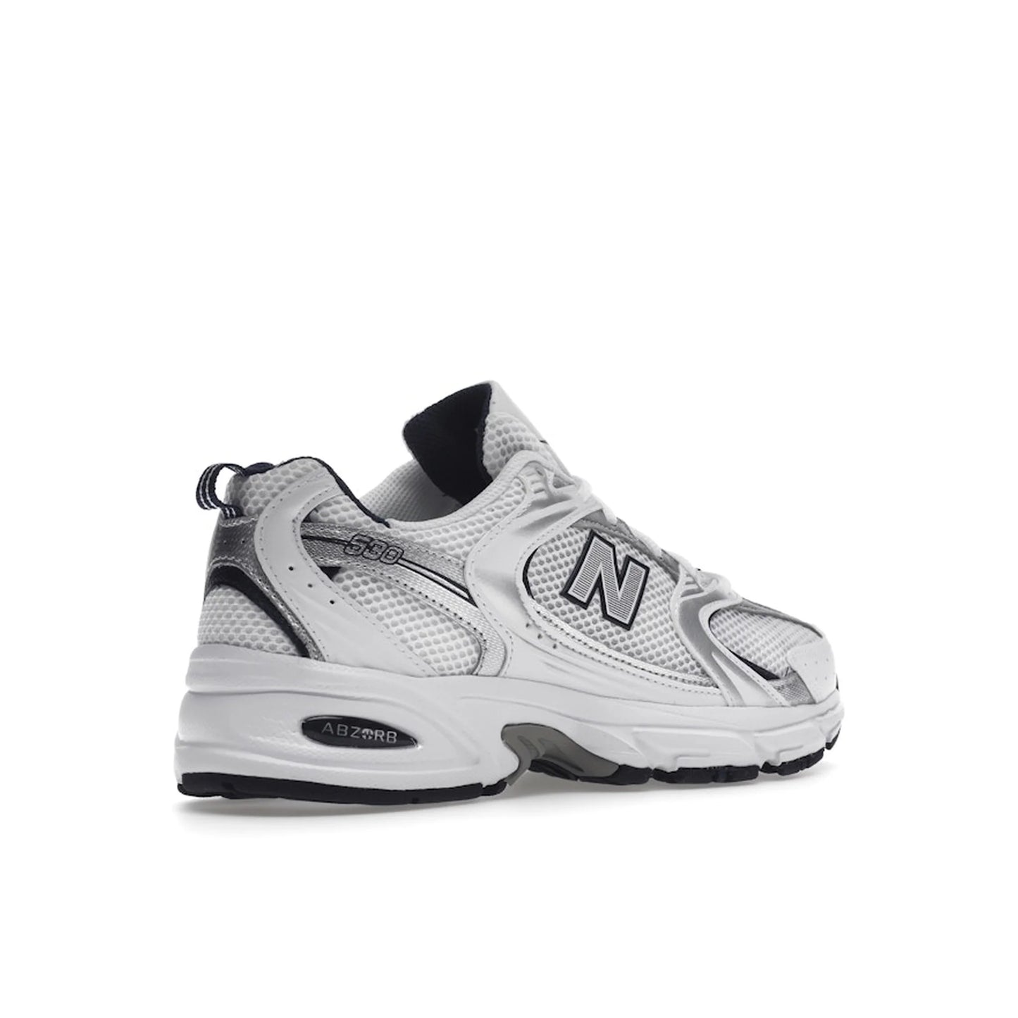 New Balance 530 White Silver Navy