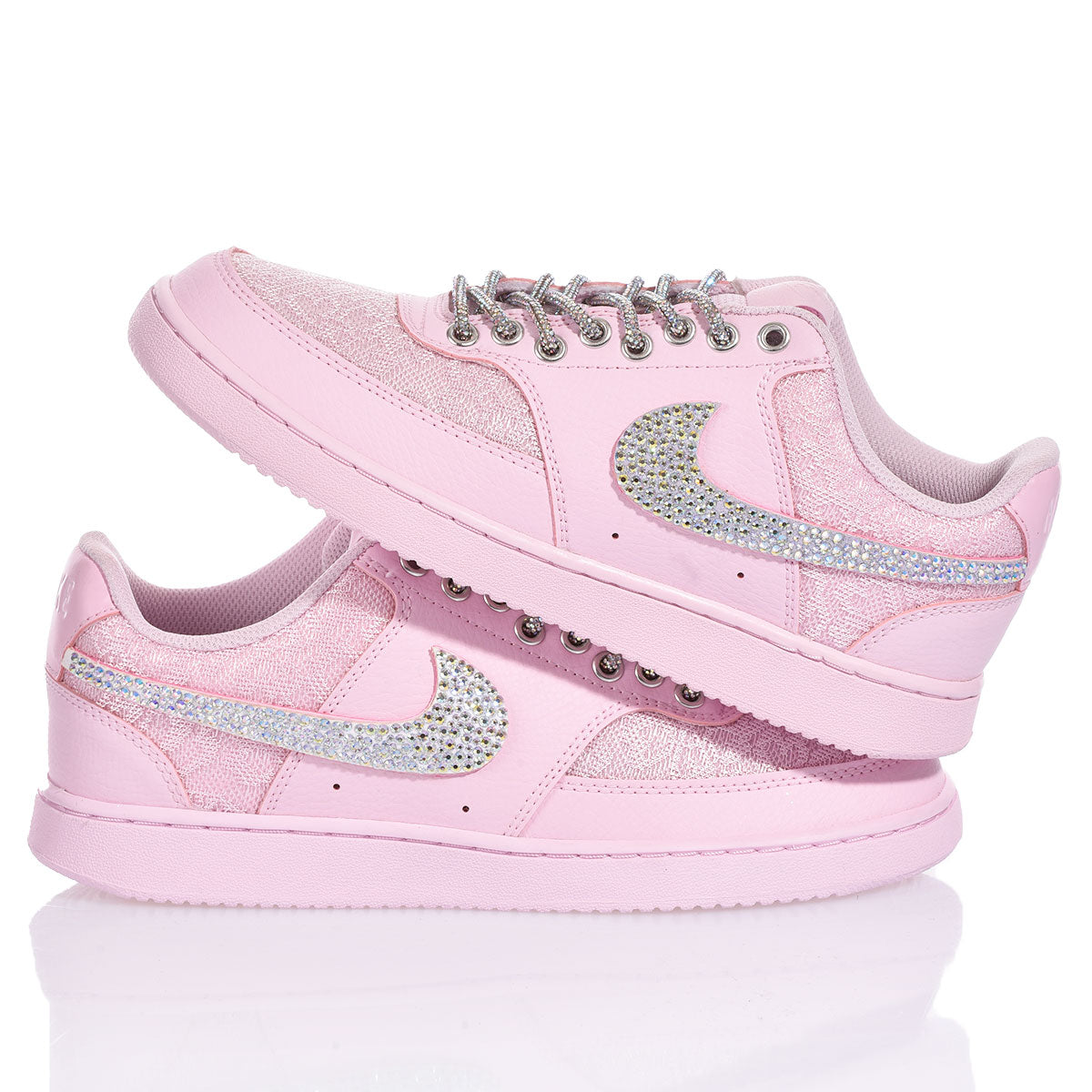 Nike Pink Foam Swarovski