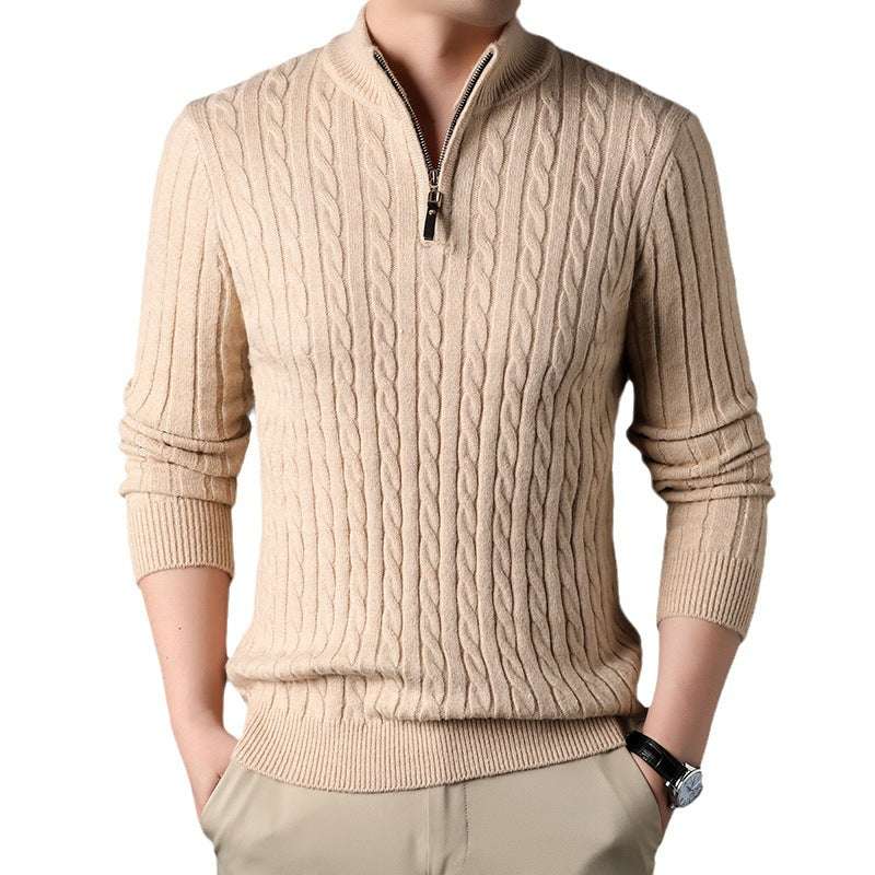 Maglione con Mezza Zip Uomo - Old Money®