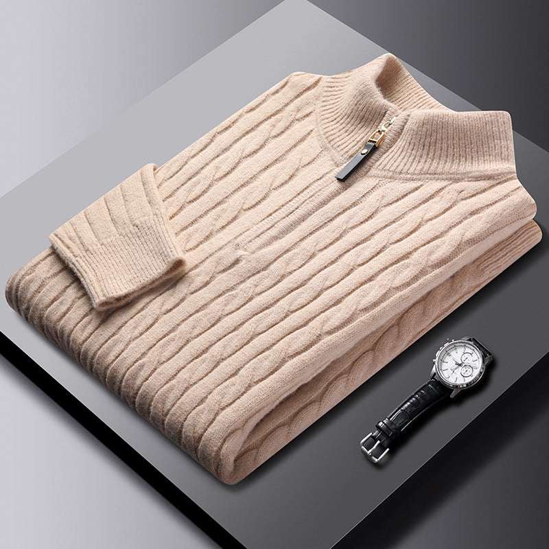 Maglione con Mezza Zip Uomo - Old Money®