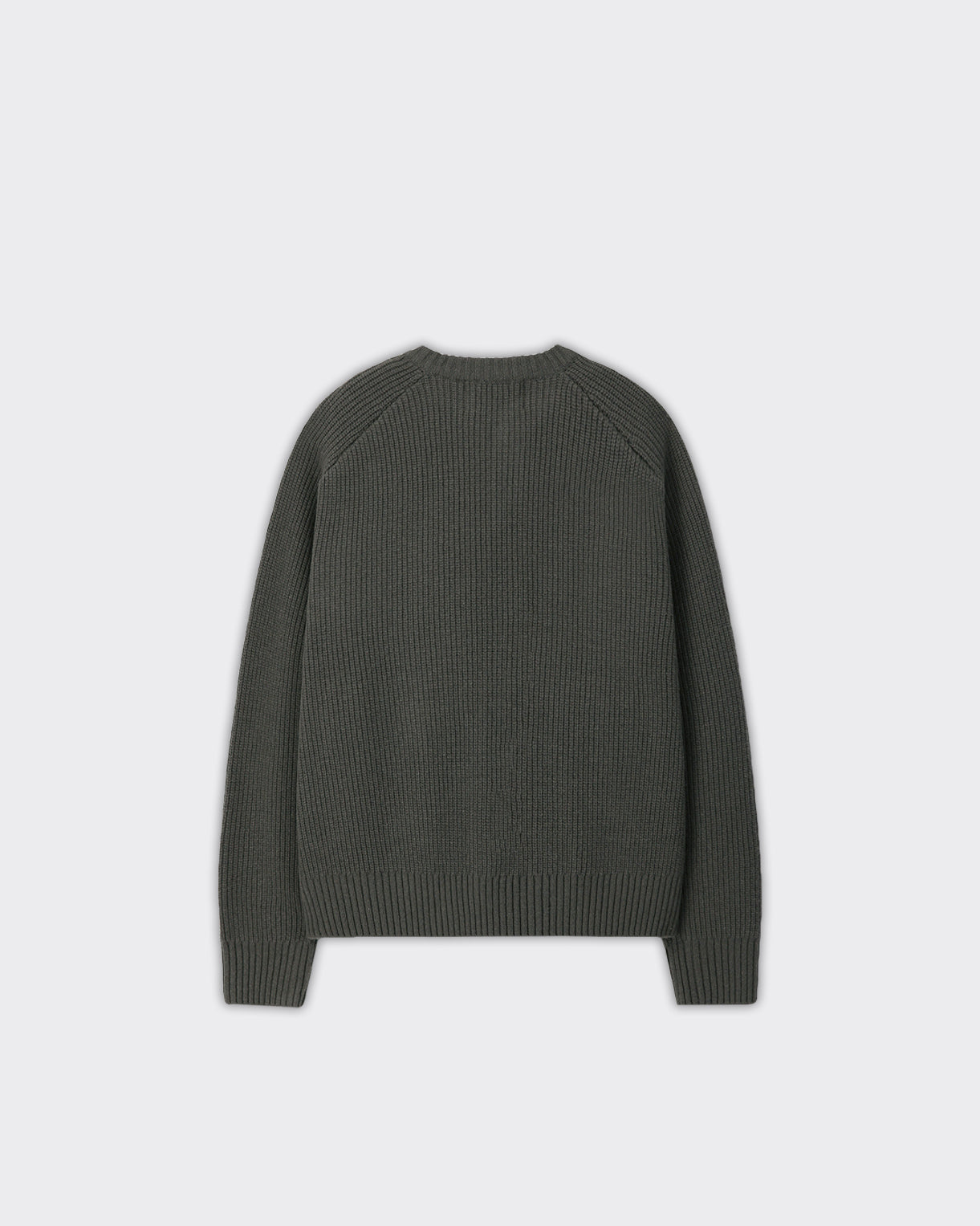 Maglione Knitted Zip-Up Merino Antracite