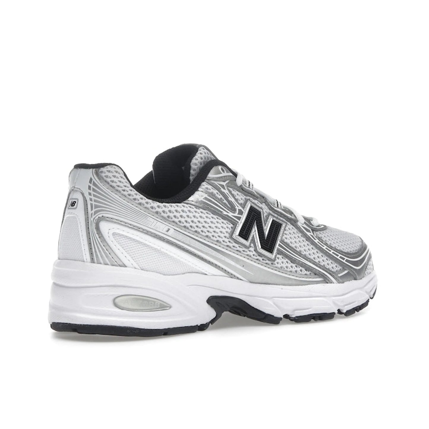 New Balance 740 White Silver Metallic Navy