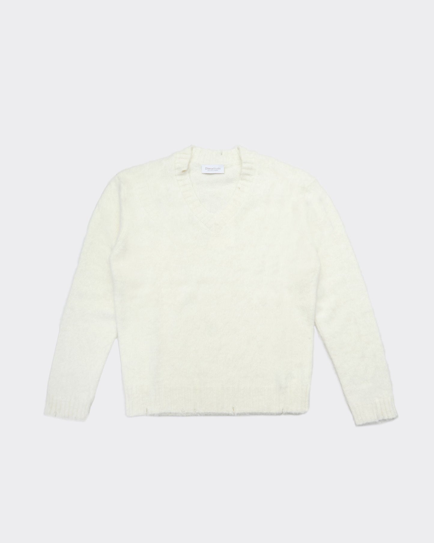 Maglione V-Neck Bianco