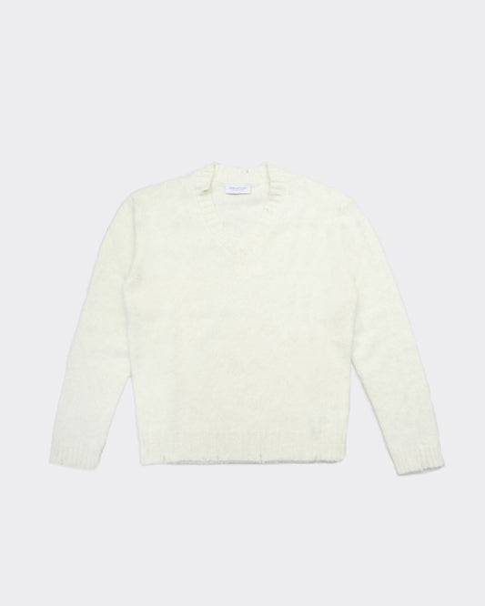 Maglione V-Neck Bianco