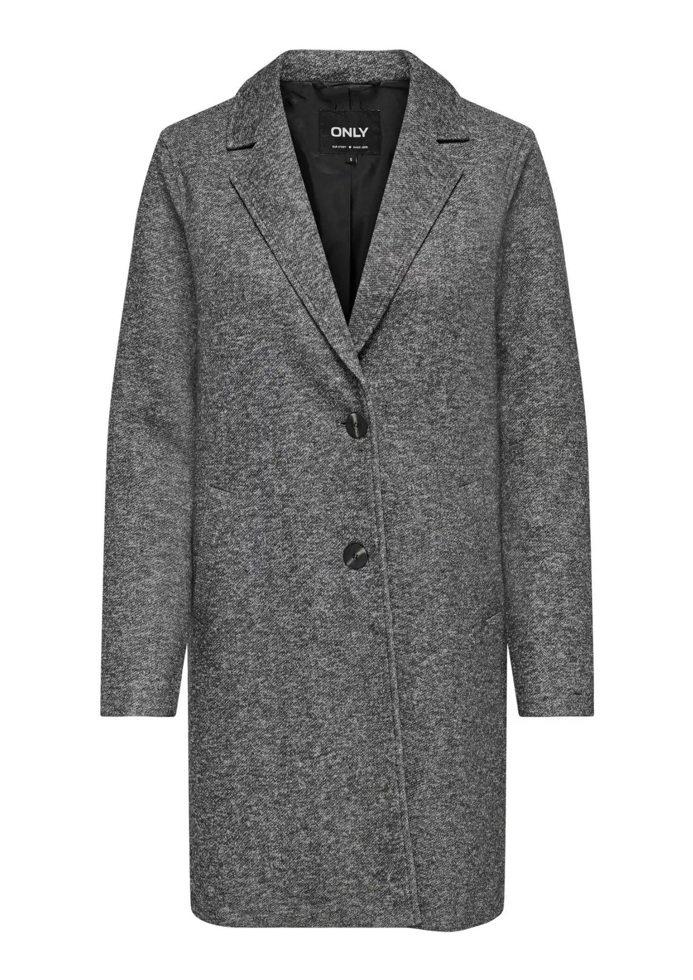 Cappotto Donna Only Onlsedona Grigio Scuro