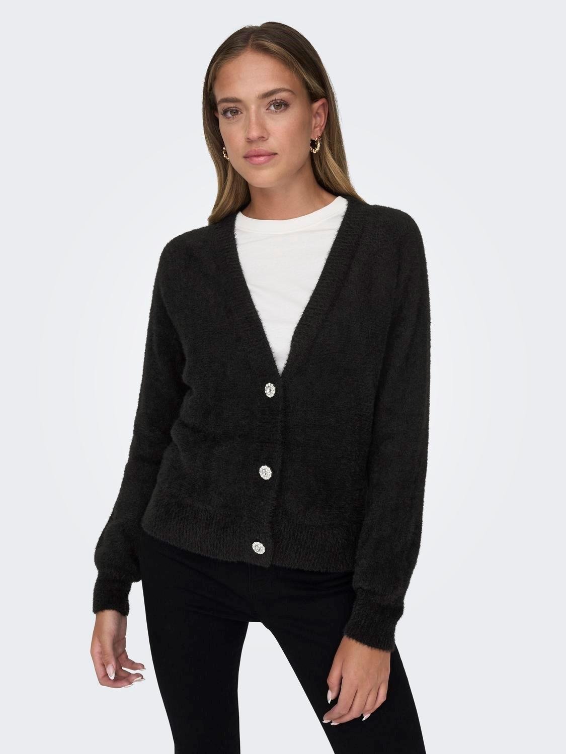 Cardigan Donna Onlella Nero