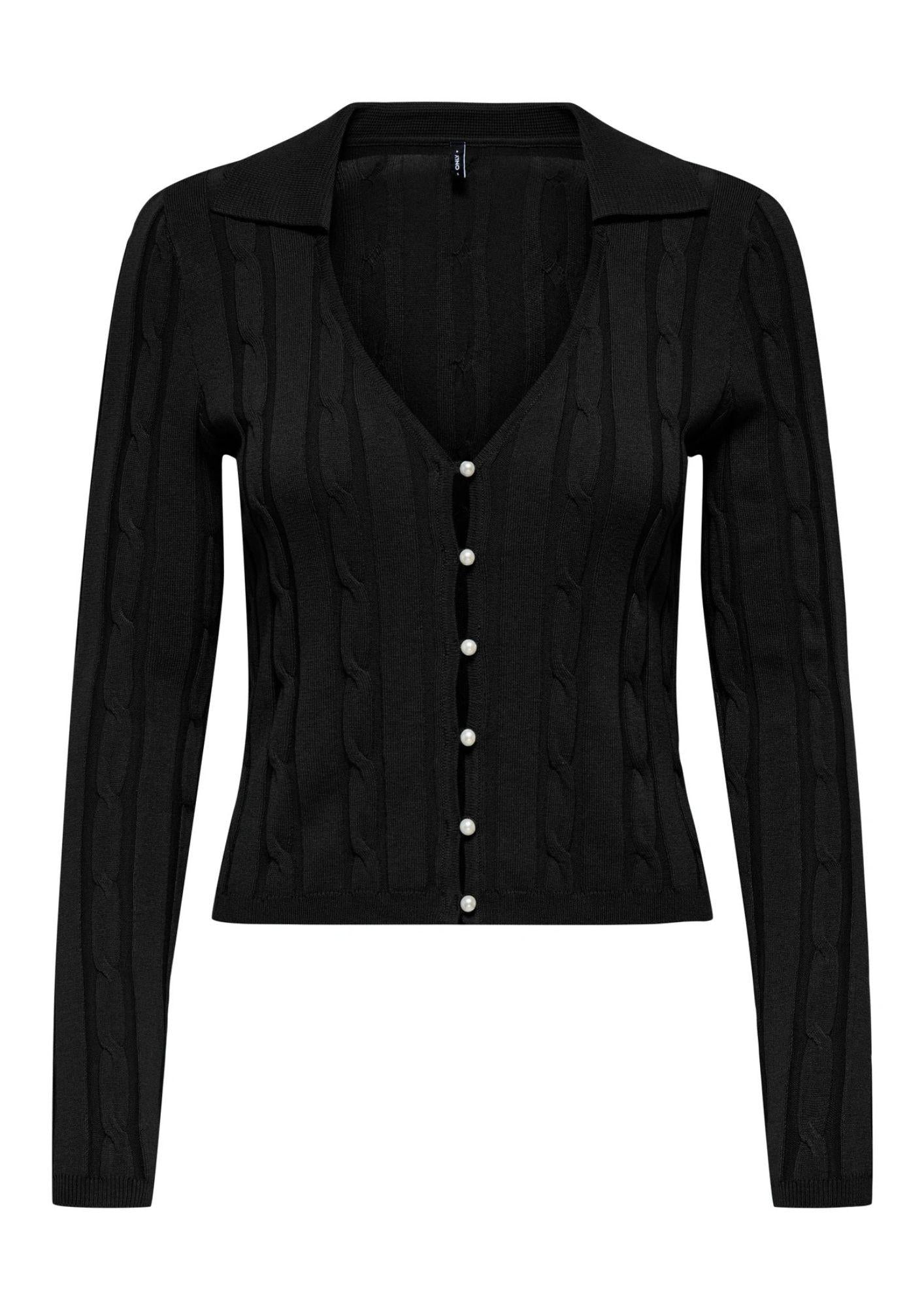 Cardigan Donna Only Meddi Nero