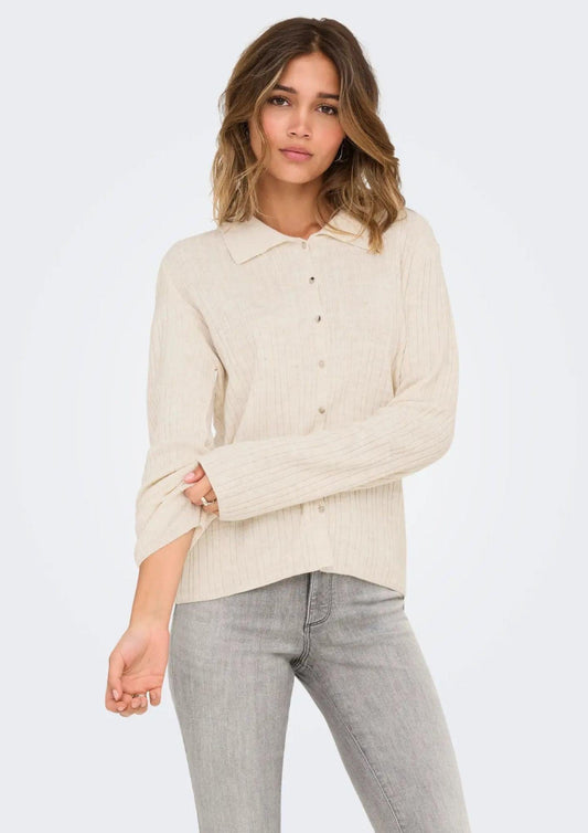 Cardigan Donna Only Thea Beige