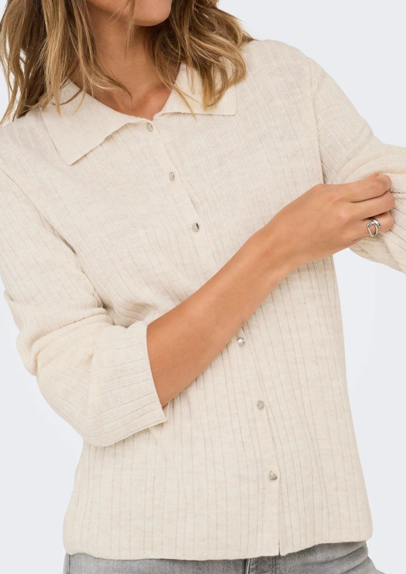 Cardigan Donna Only Thea Beige